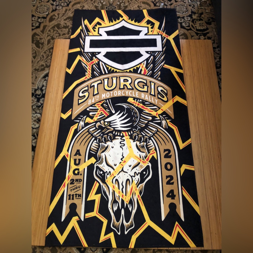 Sturgis 84th Motorcycle Rally Wall Tapestry Towel